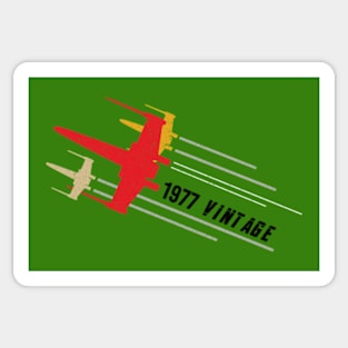 1977 Vintage Wing Sticker